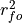 r_{fo}^{2}