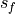 s_{f}